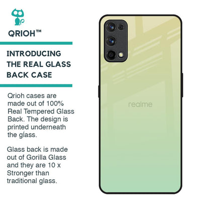 Mint Green Gradient Glass Case for Realme 7 Pro