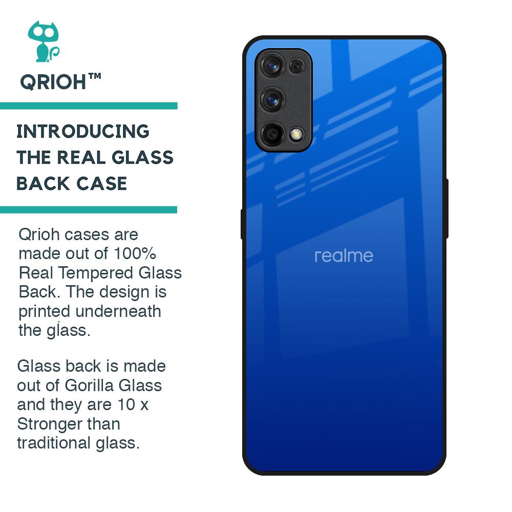 Egyptian Blue Glass Case for Realme 7 Pro