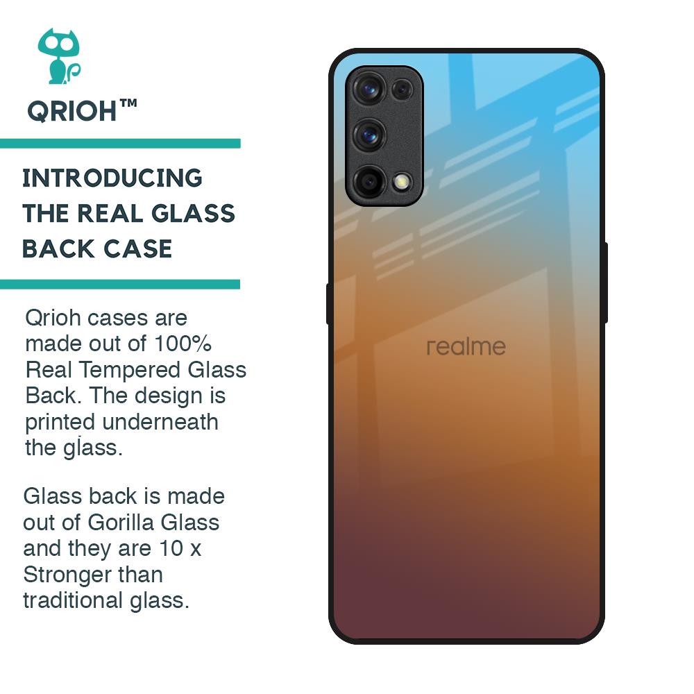 Rich Brown Glass Case for Realme 7 Pro
