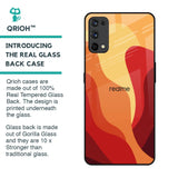 Magma Color Pattern Glass Case for Realme 7 Pro