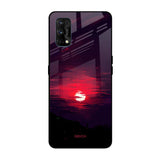 Morning Red Sky Realme 7 Pro Glass Cases & Covers Online