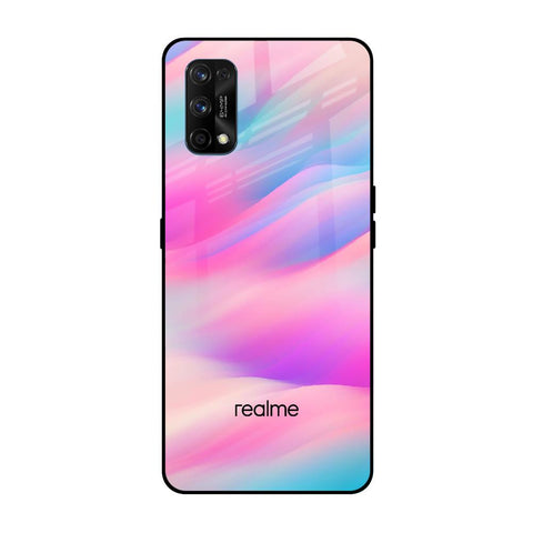 Colorful Waves Realme 7 Pro Glass Cases & Covers Online