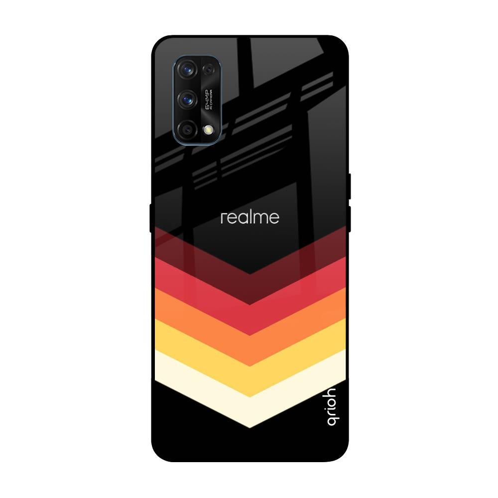 Abstract Arrow Pattern Realme 7 Pro Glass Cases & Covers Online