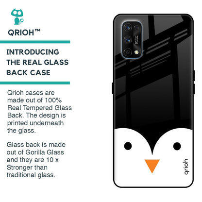 Cute Penguin Glass Case for Realme 7 Pro