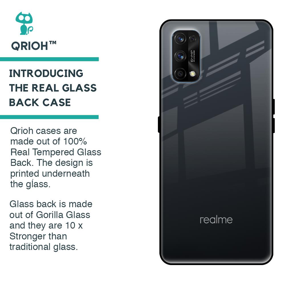 Stone Grey Glass Case For Realme 7 Pro