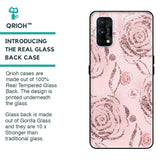 Shimmer Roses Glass case for Realme 7 Pro
