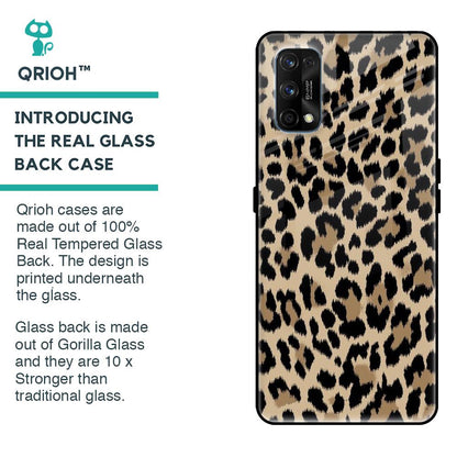 Leopard Seamless Glass Case For Realme 7 Pro