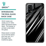 Black & Grey Gradient Glass Case For Realme 7 Pro