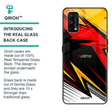 Race Jersey Pattern Glass Case For Realme 7 Pro