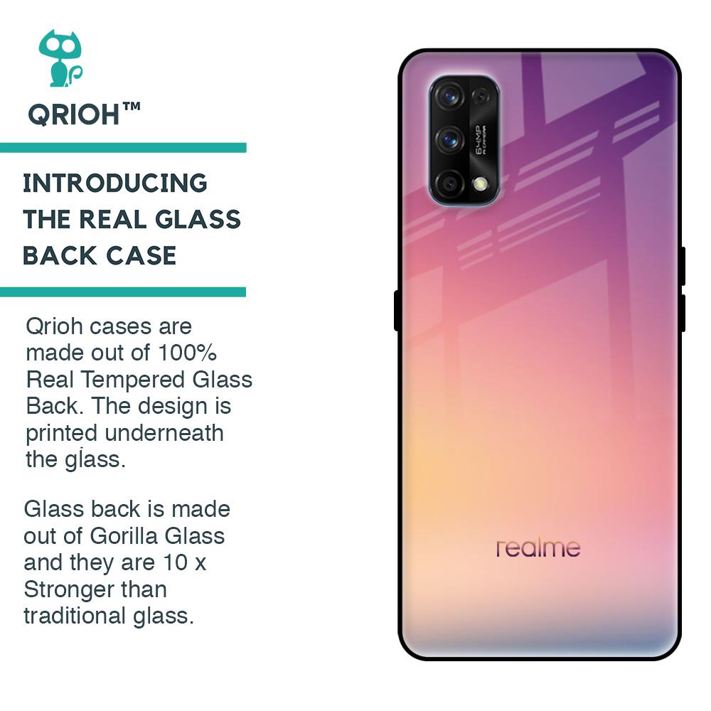Lavender Purple Glass case for Realme 7 Pro