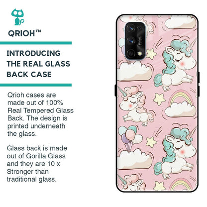 Balloon Unicorn Glass case for Realme 7 Pro