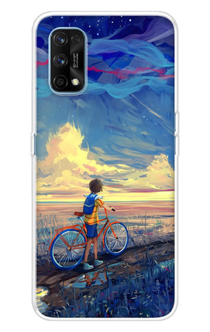 Riding Bicycle to Dreamland Realme 7 Pro Back Cover
