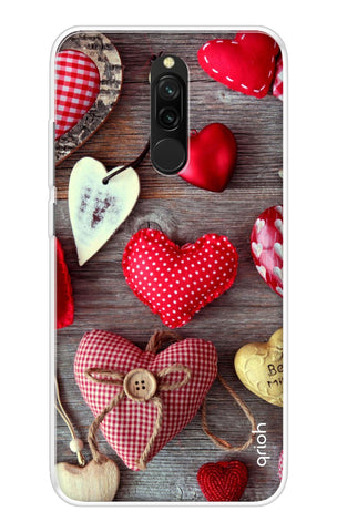 Valentine Hearts Redmi 8 Back Cover