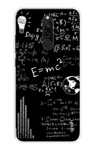 Equation Doodle Redmi 8 Back Cover