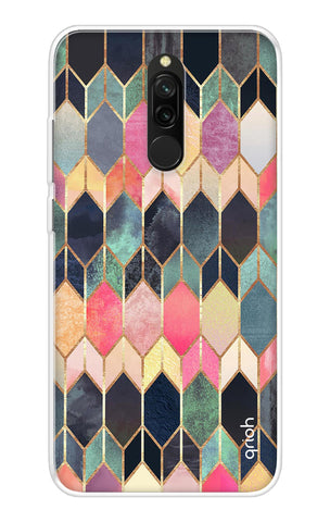 Shimmery Pattern Redmi 8 Back Cover