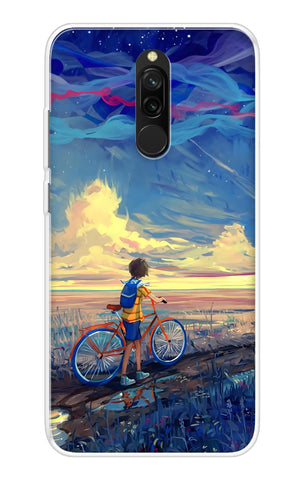 Riding Bicycle to Dreamland Redmi 8 Back Cover