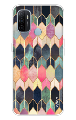 Shimmery Pattern Oppo A53 Back Cover