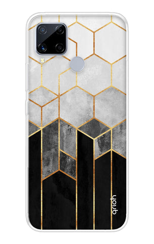 Hexagonal Pattern Realme C15 Back Cover
