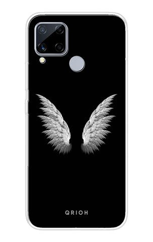 White Angel Wings Realme C15 Back Cover