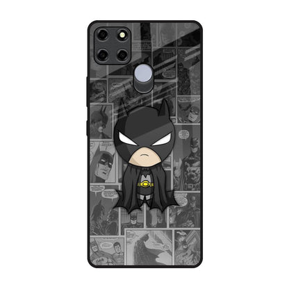 Cartoon Art Realme C12 Glass Back Cover Online