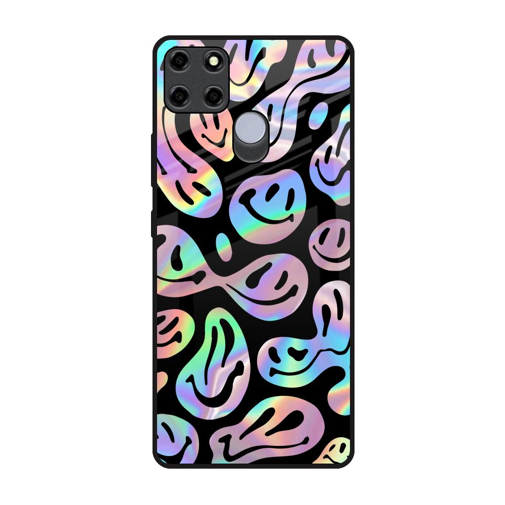 Acid Smile Realme C12 Glass Back Cover Online