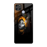 Ombre Krishna Realme C12 Glass Back Cover Online