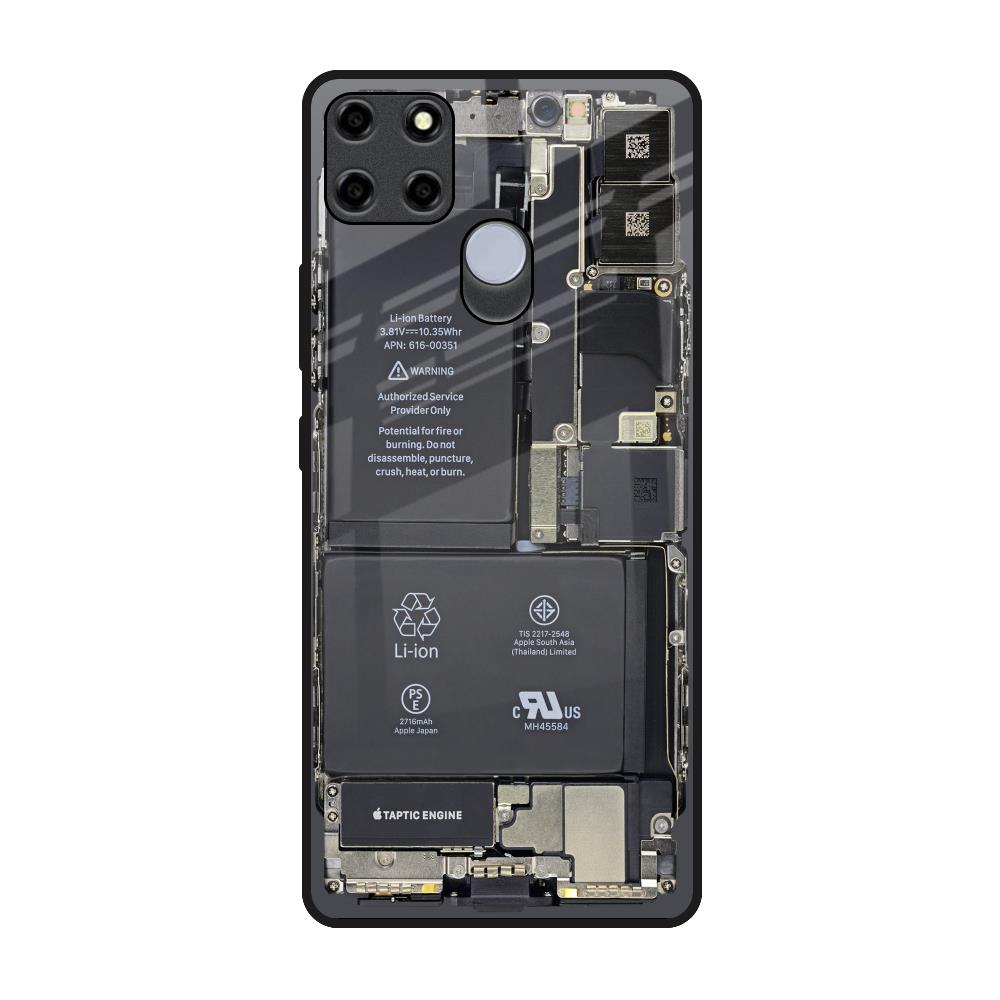 Skeleton Inside Realme C12 Glass Back Cover Online