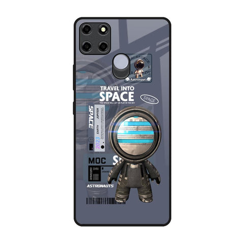 Space Travel Realme C12 Glass Back Cover Online