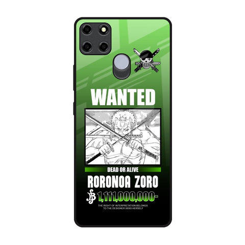 Zoro Wanted Realme C12 Glass Back Cover Online