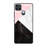 Marble Collage Art Realme C12 Glass Back Cover Online