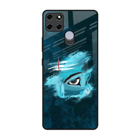 Power Of Trinetra Realme C12 Glass Back Cover Online