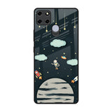 Astronaut Dream Realme C12 Glass Back Cover Online