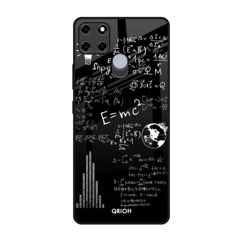 Funny Math Realme C12 Glass Back Cover Online