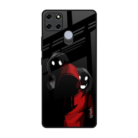 Shadow Character Realme C12 Glass Back Cover Online