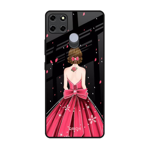 Fashion Princess Realme C12 Glass Back Cover Online