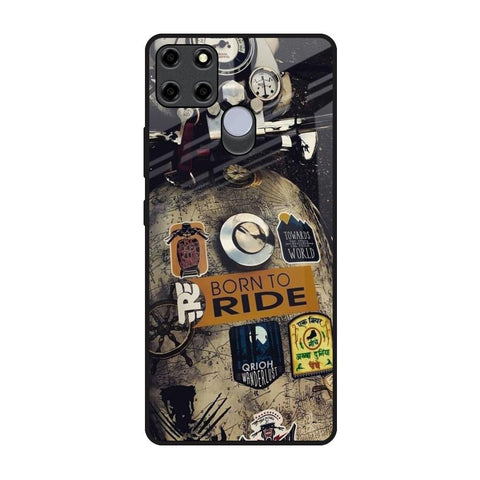 Ride Mode On Realme C12 Glass Back Cover Online