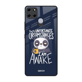 Struggling Panda Realme C12 Glass Back Cover Online