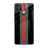 Vertical Stripes Realme C12 Glass Back Cover Online
