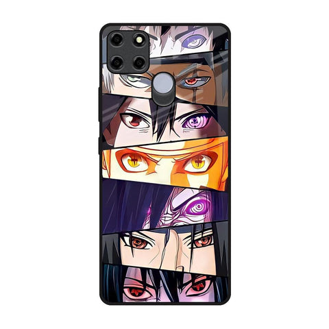Anime Eyes Realme C12 Glass Back Cover Online