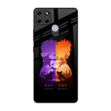 Minimalist Anime Realme C12 Glass Back Cover Online