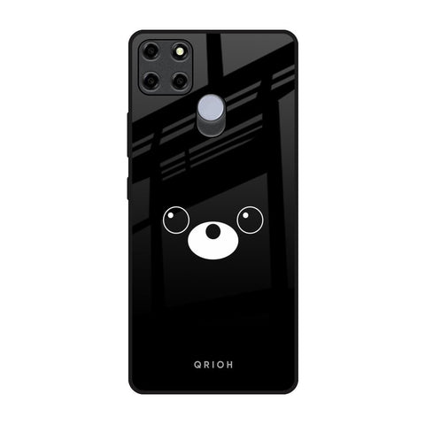 Cute Bear Realme C12 Glass Back Cover Online