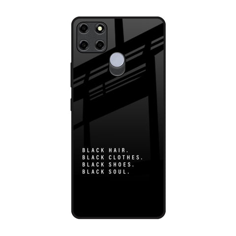 Black Soul Realme C12 Glass Back Cover Online