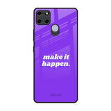 Make it Happen Realme C12 Glass Back Cover Online