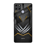 Black Warrior Realme C12 Glass Back Cover Online