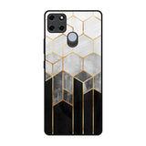 Tricolor Pattern Realme C12 Glass Back Cover Online