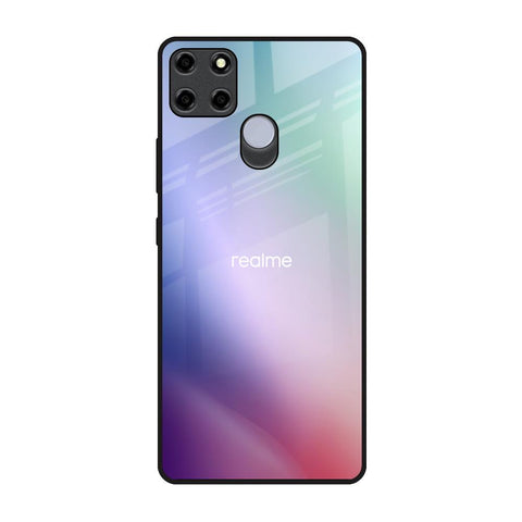 Abstract Holographic Realme C12 Glass Back Cover Online