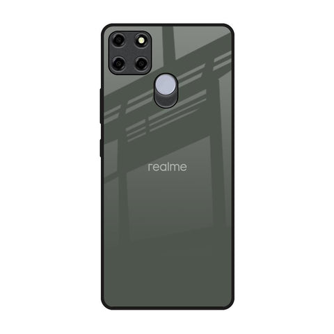 Charcoal Realme C12 Glass Back Cover Online
