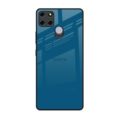 Cobalt Blue Realme C12 Glass Back Cover Online