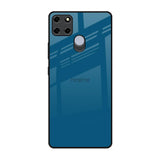 Cobalt Blue Realme C12 Glass Back Cover Online