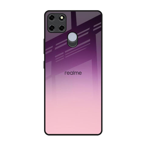 Purple Gradient Realme C12 Glass Back Cover Online